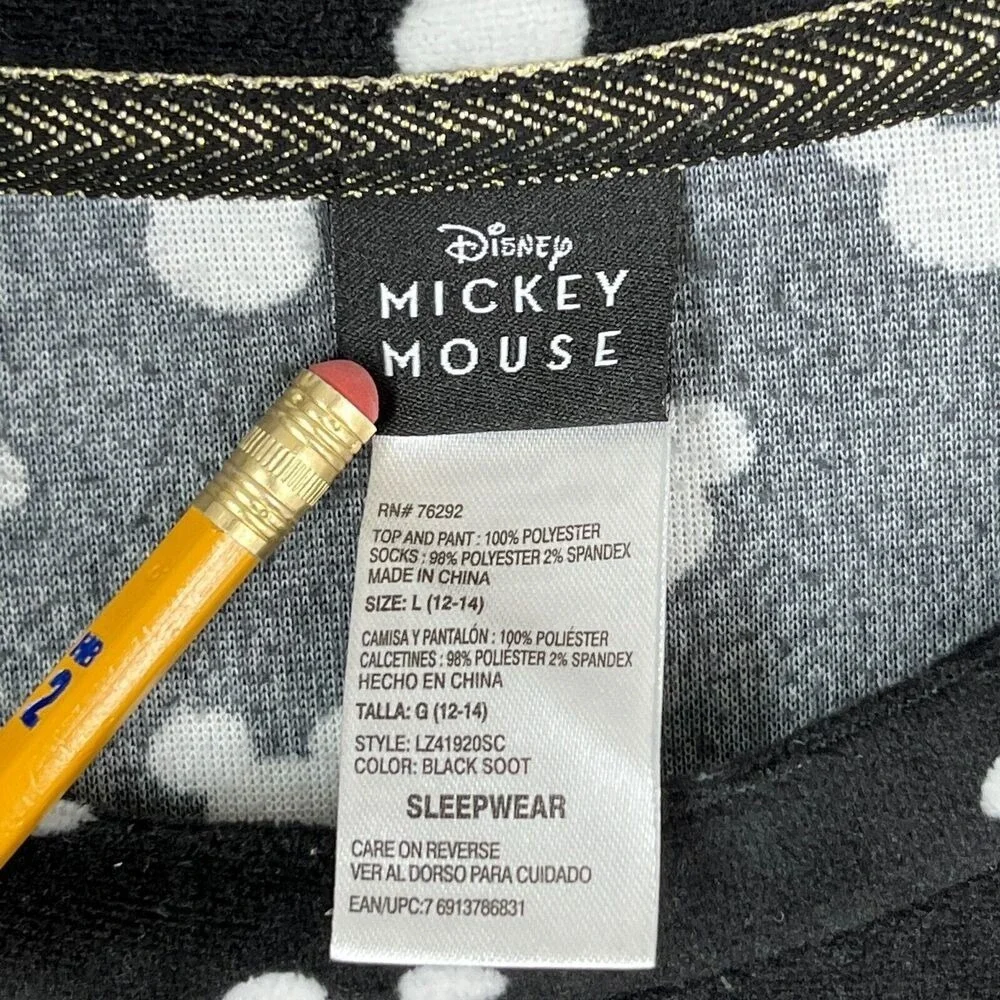 Disney Pajama Top Womens L Sleepwear Cozycore Lounge Mickey Mouse Comfy Snuggle - Picture 2 of 11